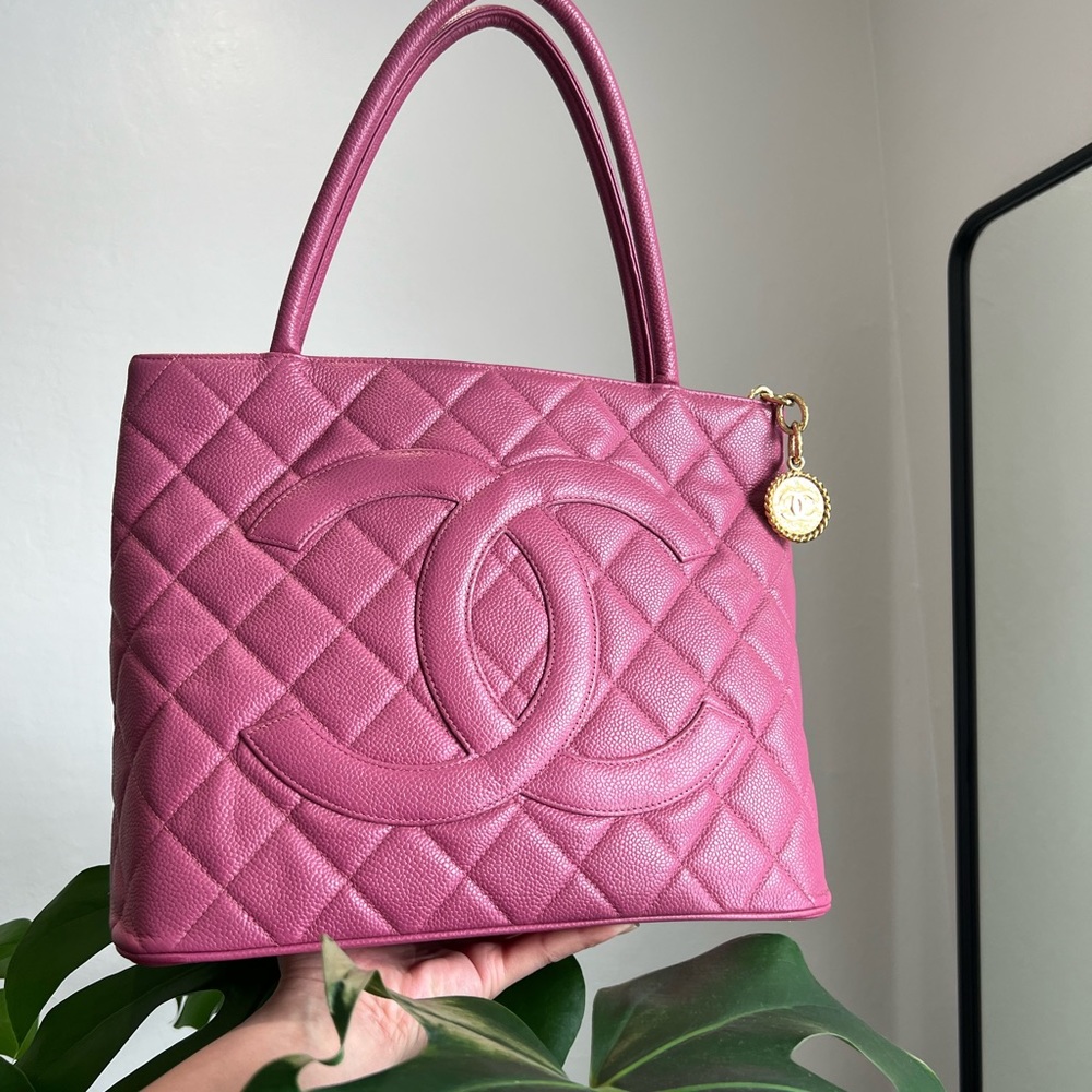 Chanel Medallion Tote Pink